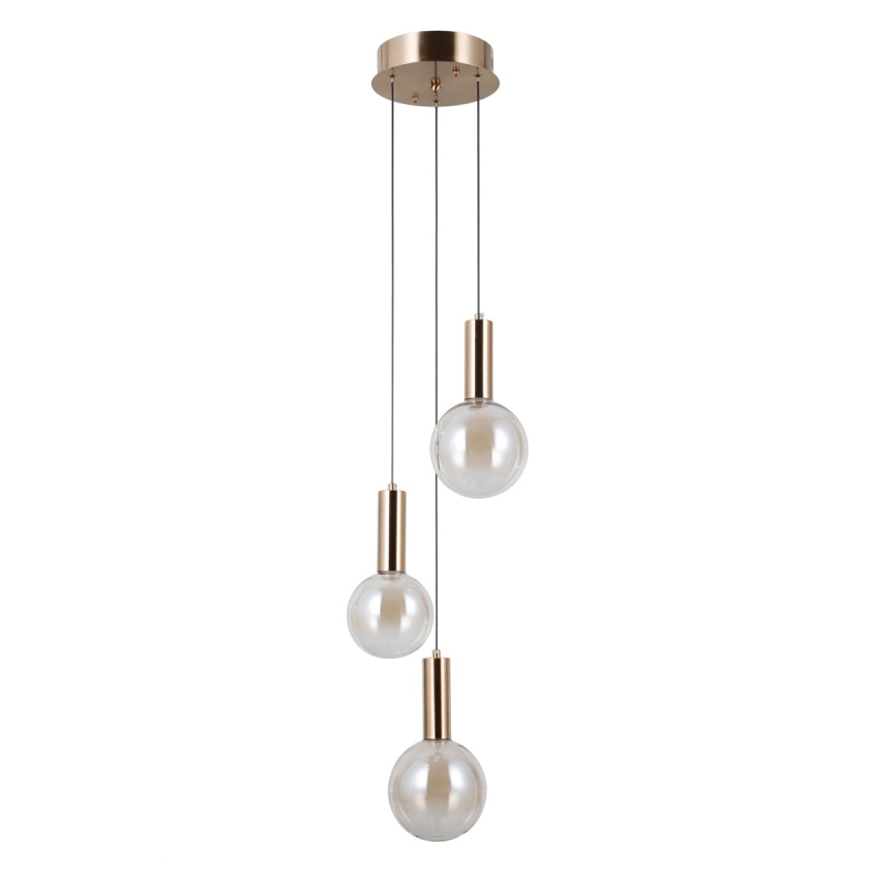 Lampa wisząca Strela PND-34378-3S-HBR