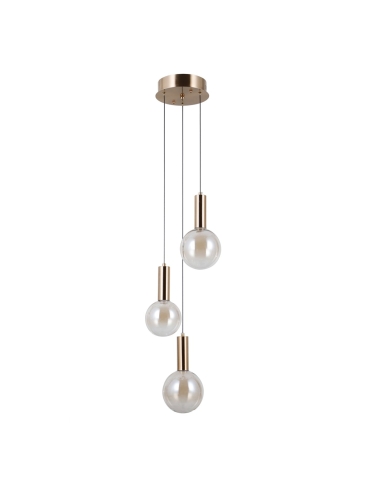 Lampa wisząca Strela PND-34378-3S-HBR