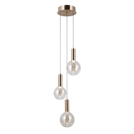 Lampa wisząca Strela PND-34378-3S-HBR