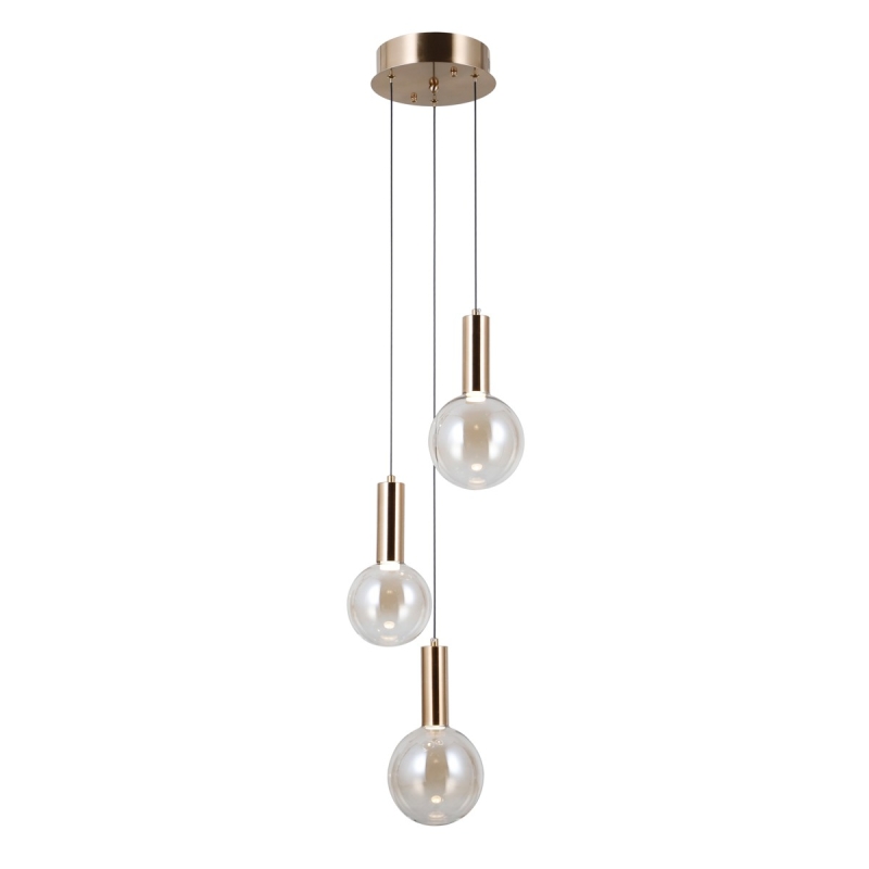Lampa wisząca Strela PND-34378-3S-HBR