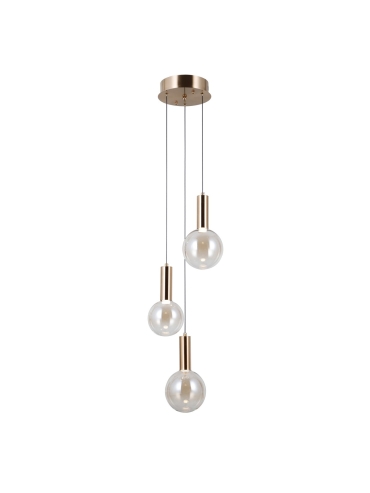 Lampa wisząca Strela PND-34378-3S-HBR