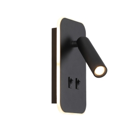 Kinkiet Doria WL-83957-1-BK