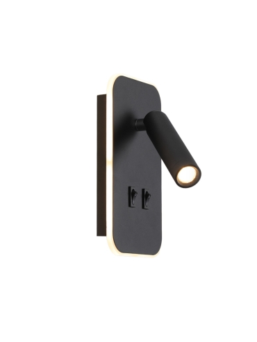 Kinkiet Doria WL-83957-1-BK