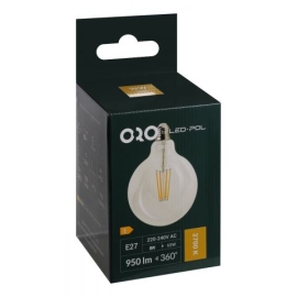 Żarówka ORO CLARO E27 G125 3000K