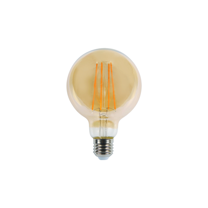 Żarówka ORO AMBER E27 G125 4W WW
