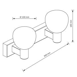 Kinkiet łazienkowy POLA IP44 336026