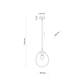 Lampa wisząca LAVA 11326