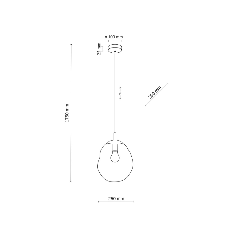 Lampa wisząca LAVA 11326