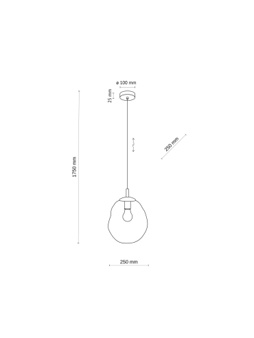 Lampa wisząca LAVA 11326