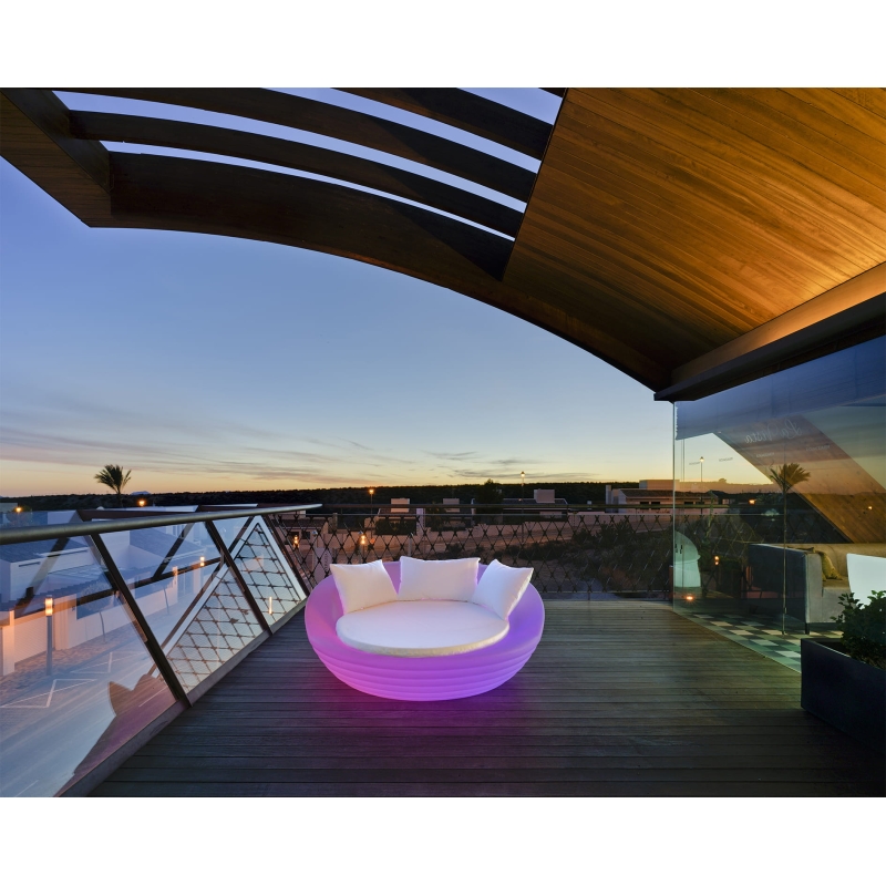 Kanapa solarna FORMENTERA LED RGB IP65 3218