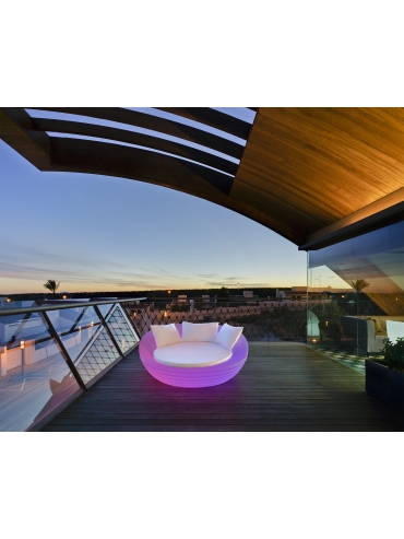 Kanapa solarna FORMENTERA LED RGB IP65 3218