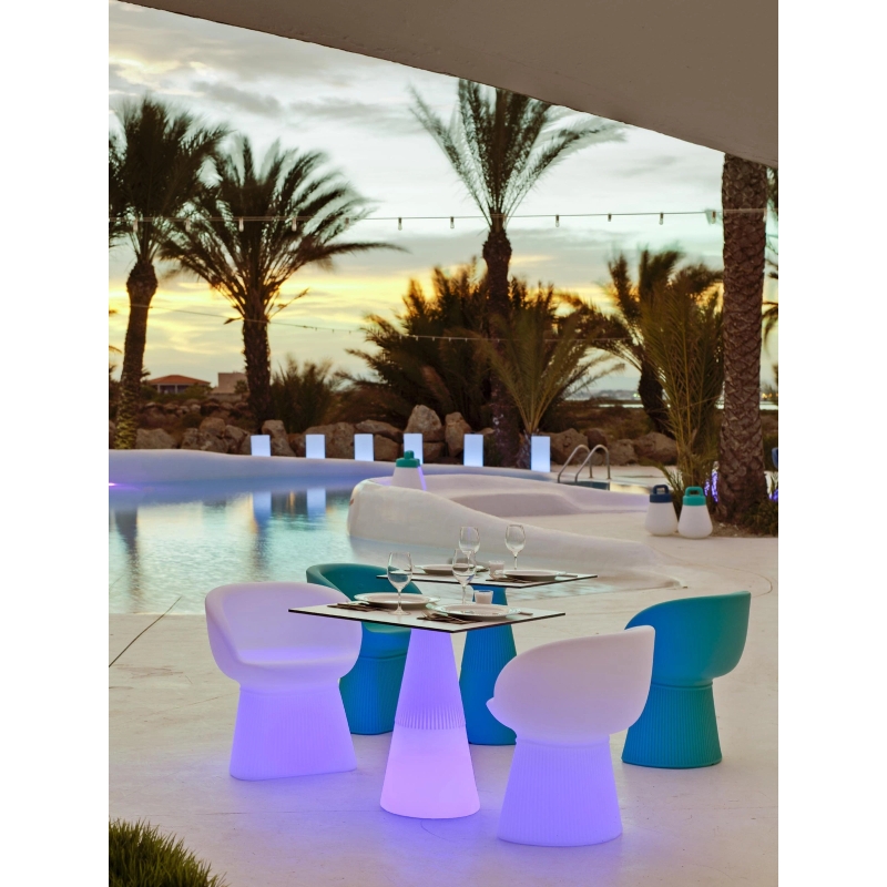 Krzesło solarne MALLORCA LED RGB IP65 3246
