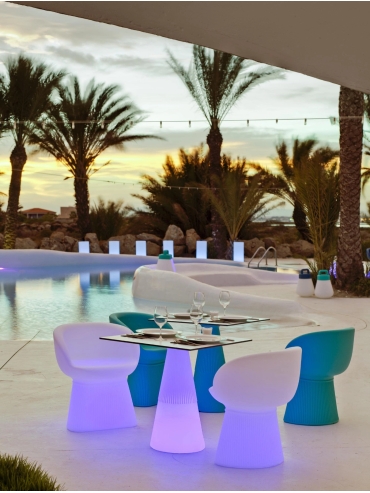 Krzesło solarne MALLORCA LED RGB IP65 3246