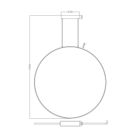 Lampa wisząca RASCAL PEN4105-90BK