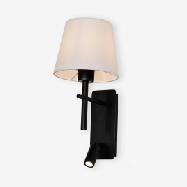 Kinkiet LUNA W4106-2BK+WH