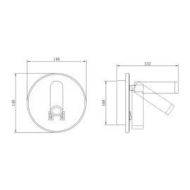 Kinkiet CIRCA W4107-WH