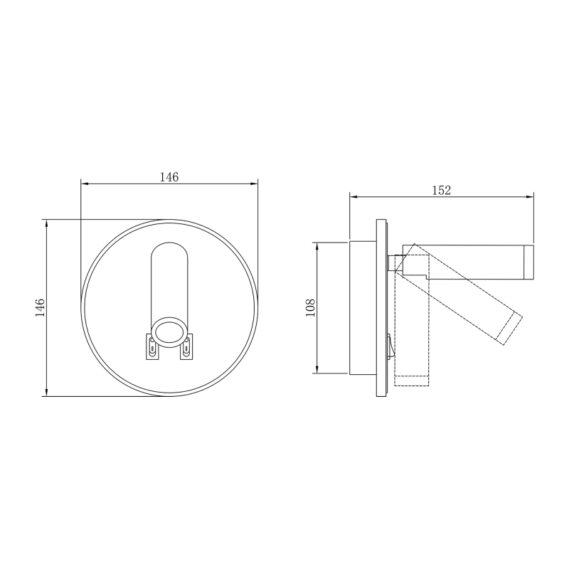 Kinkiet CIRCA W4107-WH