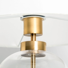 Lampa stołowa VAZE T4108-WH+CL