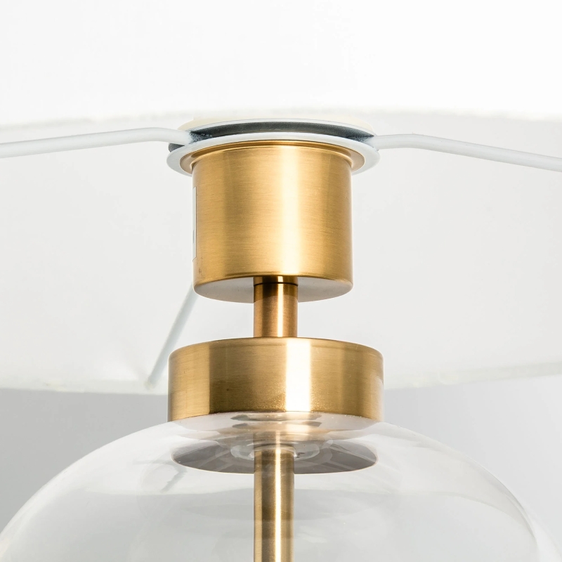 Lampa stołowa VAZE T4108-WH+CL