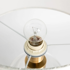 Lampa stołowa VAZE T4108-WH+CL