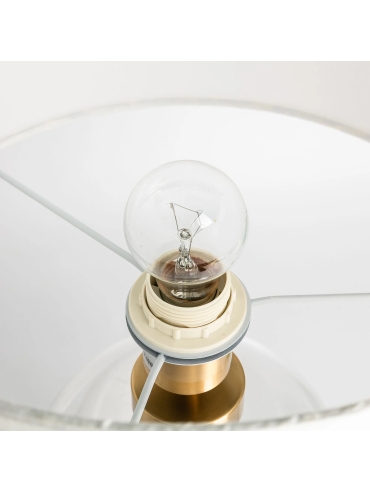 Lampa stołowa VAZE T4108-WH+CL