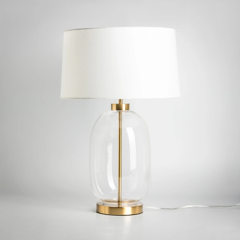 Lampa stołowa VAZE T4108-WH+CL