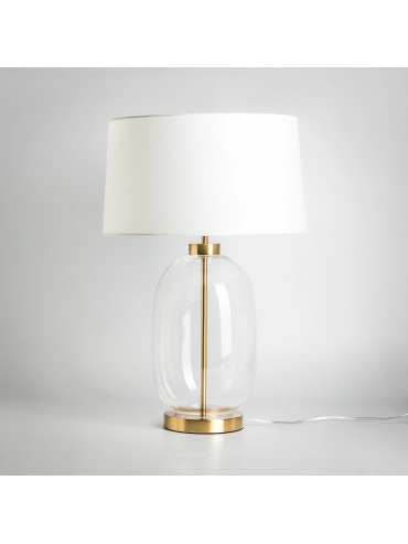 Lampa stołowa VAZE T4108-WH+CL