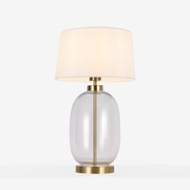 Lampa stołowa VAZE T4108-WH+CL
