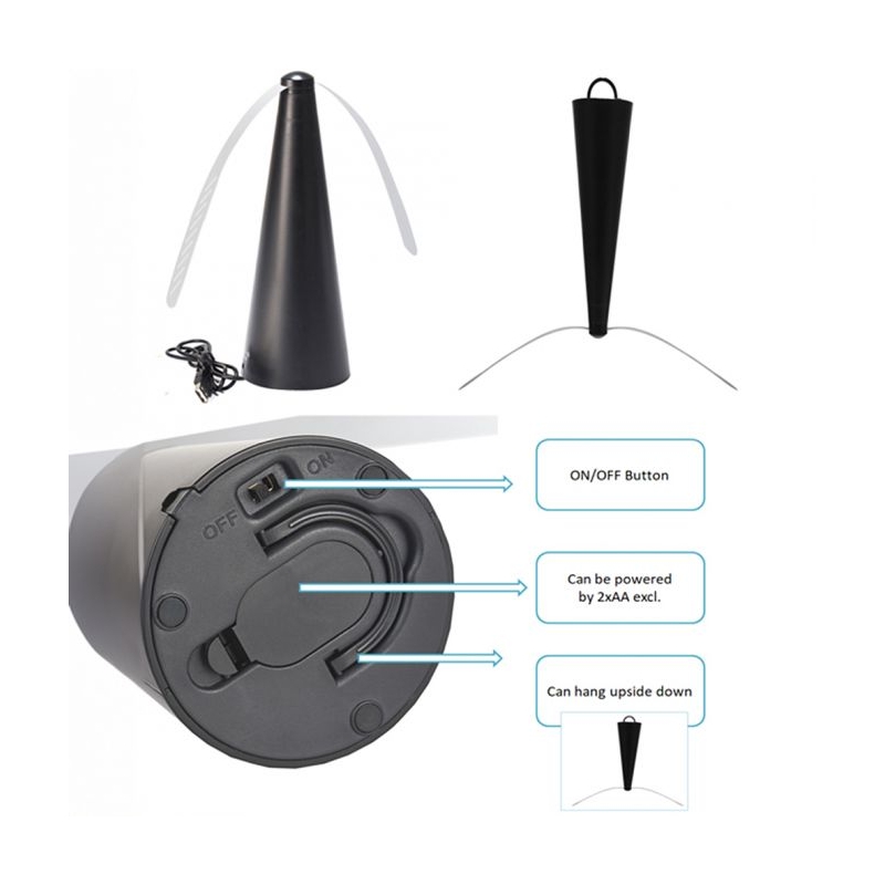 Lampa stołowa SWAT Odstraszająca owady 86208-18