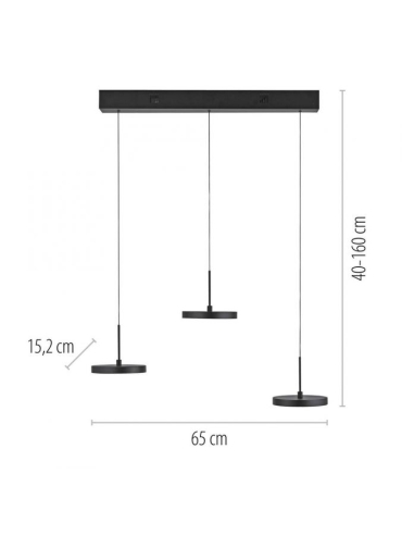 Lampa wisząca PLATA 13141-39