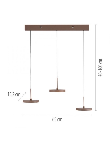 Lampa wisząca PLATA 13140-39
