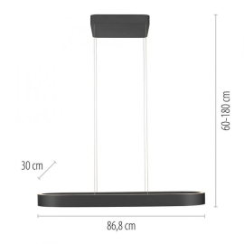 Lampa wisząca Q-STRETTO LED CCT PILOT 2688-18