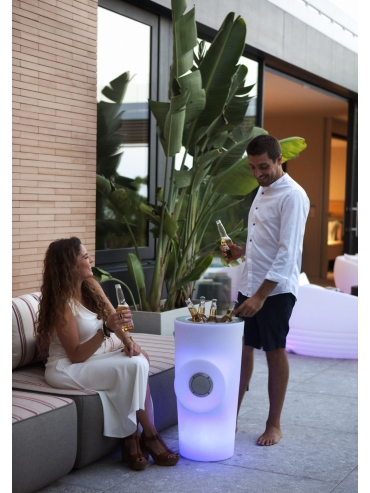 Cooler WOODY LED RGB MUSIC IP65 3262