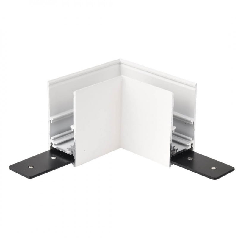 Łącznik typu L do szyny magnetycznej podtynkowej MULTILINE 10086