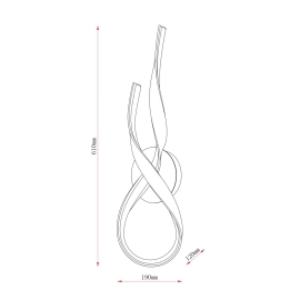 Kinkiet VECINO 250051W-BE