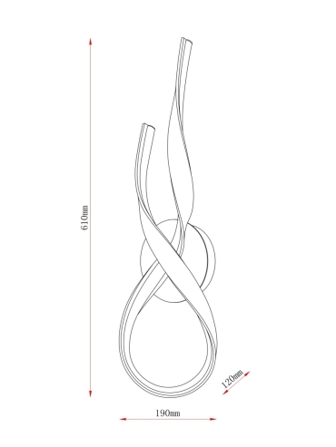 Kinkiet VECINO 250051W-BE
