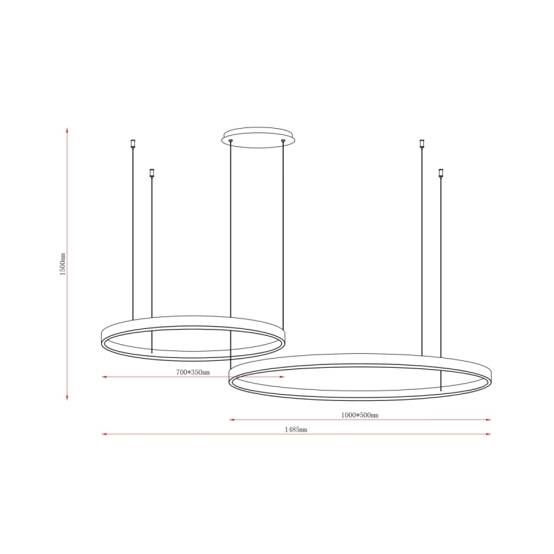 Lampa wisząca ISAK 250067-GD