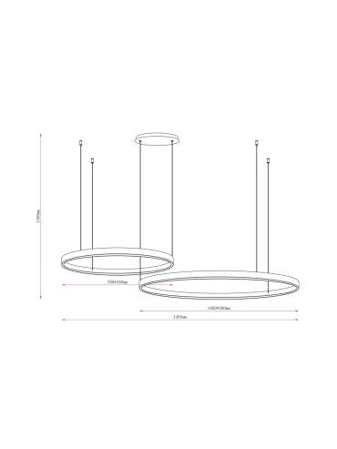 Lampa wisząca ISAK 250067-GD