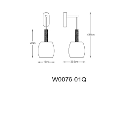 Kinkiet CALVO W0076-01Q-P7AA
