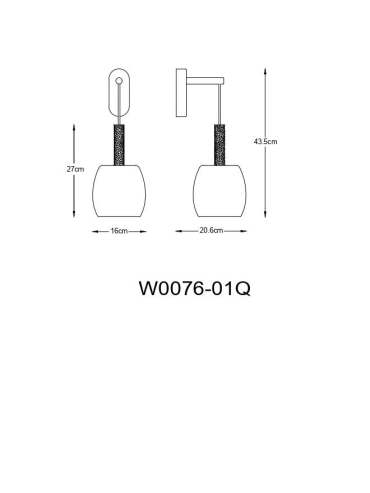 Kinkiet CALVO W0076-01Q-P7AA