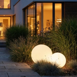 Lampa ogrodowa BALL IP44, fi E27 20 cm