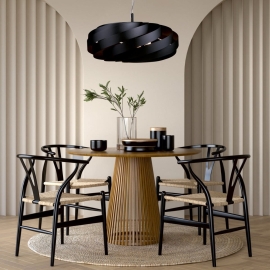 Lampa wisząca VENTO Ø55 czarna