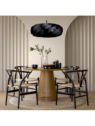 Lampa wisząca VENTO Ø55 czarna