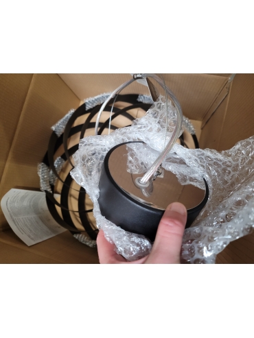 Lampa wisząca VENTO Ø55 czarna