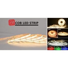 Taśma LED proCOB 24V 11W 3000K 480 LED CRI90 5M ULLS29