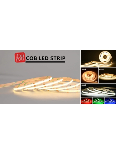 Taśma LED proCOB 24V 11W 4000K 480 LED CRI90 50M ULLS34