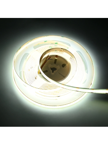 Taśma COB 608 MOCNA 24V 14W 2700K-6500K LED 5M CRI90 ULLS35