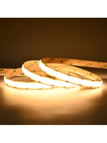 Taśma LED proCOB 24V DOUBLE DUAL Dwurzędowe COB 5m 3000K ULLS37