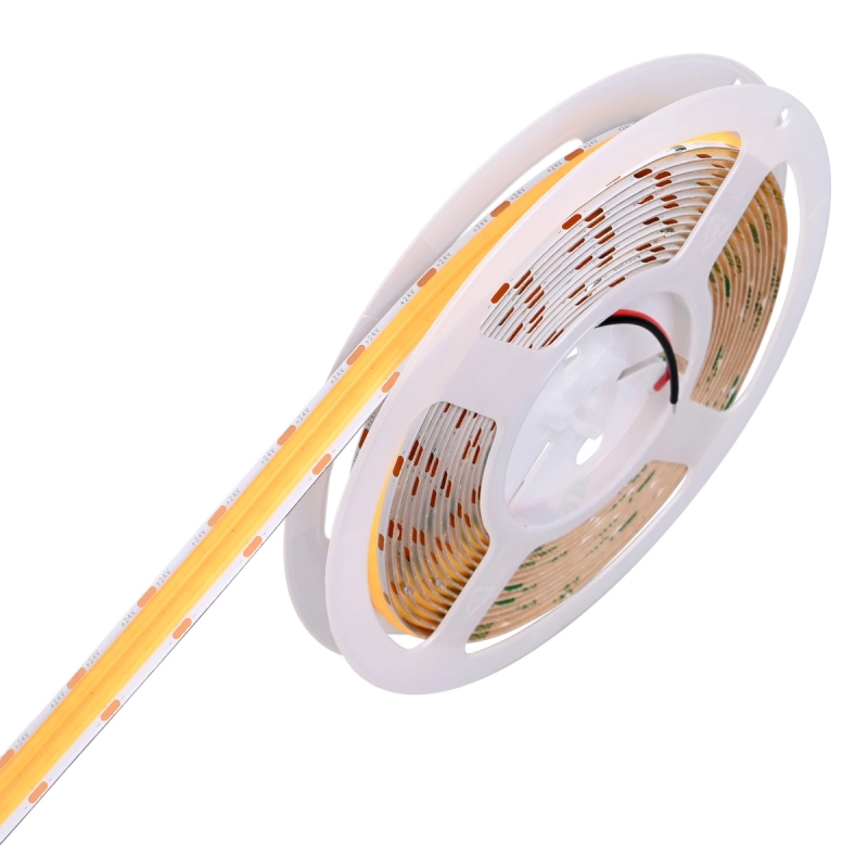 Taśma LED proCOB 24V DOUBLE DUAL Dwurzędowe COB 5m 3000K ULLS37