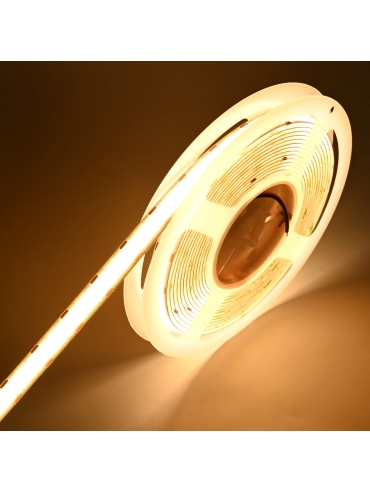 Taśma LED proCOB 24V DOUBLE DUAL Dwurzędowe COB 5m 3000K ULLS37